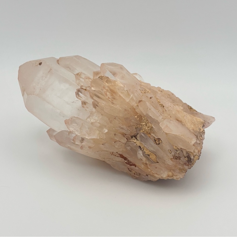 Pink Himalayan Quartz Raw Crystal Cluster Point Natural Samadhi Heart Healing